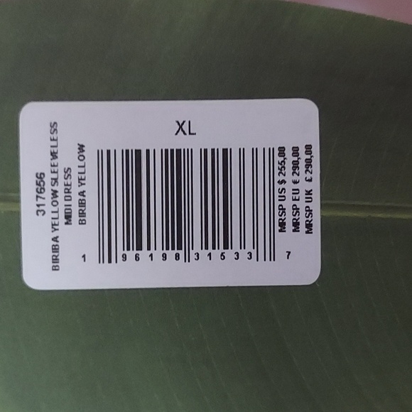 Farm Rio Yellow Biriba Midi Sleeveless Dress - Picture 14 of 16